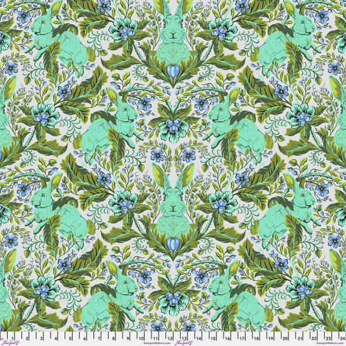 Tula Pink - Full Moon Forest 2 - Hoppy Go Lucky - Starlight